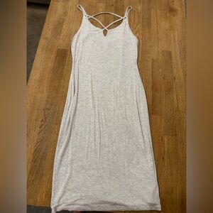 Popular Basics Light Gray Dress